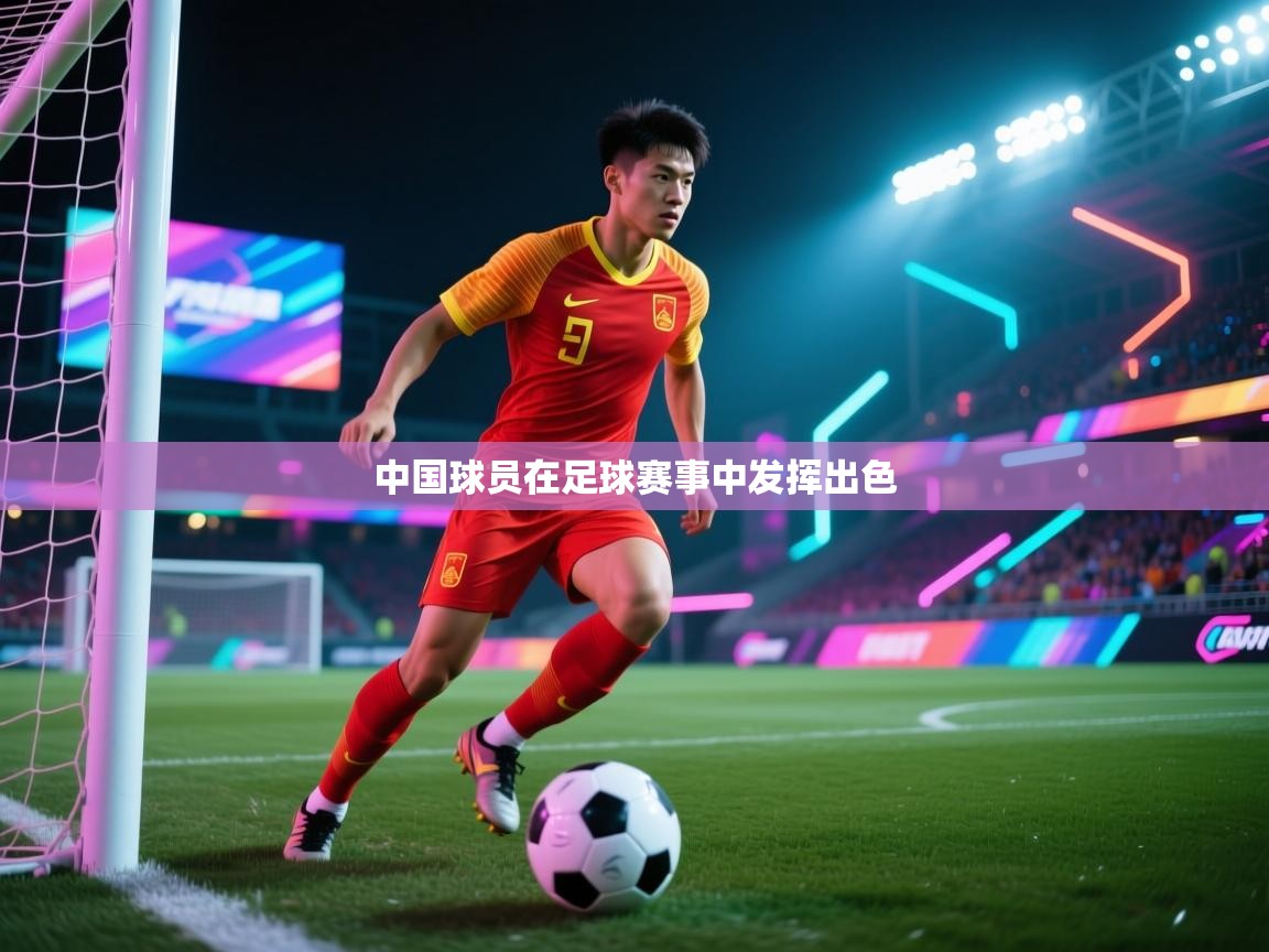 中国球员在足球赛事中发挥出色